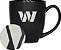 Caneca Bistrô Fosca 15oz NFL Football da Rico Industries - Para Bebidas Quentes ou Frias - Logo da Equipe Gravado para Sensação Única - Imagem 1