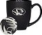 Caneca Bistrô Fosca de 15oz da Rico Industries NCAA  - Para Bebidas Quentes ou Frias - Logo da Equipe Gravado Para Sensação Única - Imagem 1