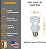 Lâmpada Spiral Mini CFL Sunlite 41462-SU, 9 Watts (equivalente a 40W), Base Média (E26), 500 Lumens, Vida Útil de 10.000 Horas, Branco Frio 4100K - Imagem 2