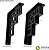 Suporte Metálico Ekena Millwork BKTM01X05X08SERABS, 1 1/2 L x 5 1/2 P x 8 A, Latão Antigo - Imagem 2