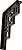Suporte Metálico Ekena Millwork BKTM01X05X08SERABS, 1 1/2 L x 5 1/2 P x 8 A, Latão Antigo - Imagem 1