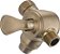 Desviador de Braço de Chuveiro de 3 vias Delta Faucet U4929-CZ-PK para Chuveiro Manual, Bronze Champanhe - Imagem 1