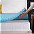 Nutan, 2 polegadas Premium Gel Convoluted Memory Foam Toppers para maior conforto e suporte, Queen, Azul - Imagem 3