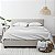 Conjunto de lençóis ultra macios para cama da coleção Home, Queen, padrão de lírio (IEH-4PC-LLY-QUEEN-NAVY) - Imagem 5