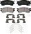 Conjunto de pastilhas de freio dianteiro Wagner QuickStop ZD893 para 2002 Mazda Protege - Imagem 1