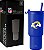 Copo Isolado de Aço Inoxidável Oficialmente Licenciado NFL Los Angeles Rams 30 oz com Tampa Flip e Canudos | Coleção Trek | Presentes para Homens e Mulheres | Los Angeles Rams. - Imagem 1