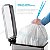 Sacolas de lixo para cozinha de 12-13 galões da Home Zone Living com alças e cordão, design resistente personalizado para latas de lixo de cozinha padrão de 45 a 50 litros, código 45S, 60 unidades. - Imagem 4
