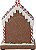 Decoração de Natal Northlight pré-iluminada LED Gingerbread Candy House, 7,5, Marrom - Imagem 5