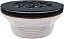 Ralo de chuveiro de compressão PVC sem calafetar de 2 Westbrass A206P-62 com tampa de grade redonda de 4-1/4, 1-Pack, preto fosco. - Imagem 5