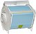 Fita para rotulador industrial Brady 97742 GlobalMark 100' de comprimento x 4 de largura, B-569 Hi-Performance Polyester, Azul Céu - Imagem 1