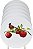 Reston Lloyd Harvest Apple by Sandy Clough, Conjunto de 6 Pratos de Salada de Melamina, branco, vermelho, verde (72999set) - Imagem 2