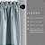 Elrene Home Fashions Colette Cortina de Janela Blackout Faux-Silk, 52 pol x 84 pol (1 Painel), Mineral - Imagem 3