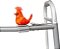 Alegria para Todos Walker Squawker Pássaro Animatrônico Alegre para Companhia e para te Ajudar a Lembrar do seu Andador - Cardeal, Vermelho - Imagem 1