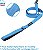 Coleira para cães Voyager Step-in Lock com conjunto de combinação de guia reflexiva com alça de neoprene de 1,5 m - Suporta filhotes/gatos de raças pequenas, médias e grandes da Best Pet Supplies - Azul - Imagem 3