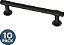 Puxador de barra reta para armário Franklin Brass, preto fosco, 4 polegadas (102mm), alça para gaveta, pacote com 5 unidades, P29617Z-FB-B1 - Imagem 2