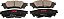 Conjunto de pastilhas de freio TRW Pro TRC1759 para Mazda 3 2014-2018, dianteira - Imagem 3