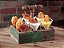 G.E.T. CAD1-RWD Reclaimed Wood Table Top Condiment / Drink Caddy, 9 x 7, Brown = G.E.T. CAD1-RWD Tampo de mesa de madeira recuperada para condimentos / porta-copos, 9 x - Imagem 4