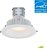 Designers Fountain EV608943WH40 Easy Up 6 in. White Integrated LED Kit Recessed = Designers Fountain EV608943WH40 Kit Embutido de LED Integrado Fácil de Instalar 6 pol. Branco - Imagem 4