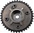 Engrenagem de sincronização de tempo de válvula variável do motor TRQ para Mazda 3 CX-7 2.3L Novo - Imagem 3