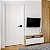 Casa de Design 582379 Karsen Modern Maçaneta de Entrada com Chave Ajustável de 2 Vias Preto Fosco - Imagem 4