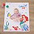 Disney Ariel A Pequena Sereia Cobertor de bebê Super Macio para Fotos da Vida da Sereia Branca - Imagem 3