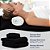 Conjunto de 3 peças de lençóis de flanela premium ForPro para mesas de massagem, inclui lençol plano, lençol ajustado e capa ajustada para apoio facial, preto. - Imagem 4