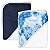 Toalhas com capuz de algodão orgânico HonestBaby Baby 2-Pack, Mundo em Aquarela/Azul Marinho, Tamanho Único - Imagem 1