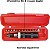 Conjunto de Chaves de Impacto Reversíveis Teng Tools 15 Peças 1/2 Polegada - ID515, Prata - Imagem 2