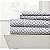 Conjunto de lençóis Premium Linen Market Polaris, padrão 4 peças, Queen, cinza. - Imagem 1