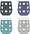 Conjunto de Vinho Lifefactory 4 Pack, 4 Unidades (Pacote de 1), Carbono, Roxo Empoeirado, Aqua Teal, Cinza Pedra - Imagem 1