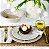 Euro Ceramica Coleção Chloe Elegante 5.3 Vaso/Centro Cerâmico Decorativo com Design Floral, Bege - Imagem 4