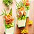 Copos Altos Geométricos Restaurantware, Copos Altos de Sobremesa, Copos Altos de Aperitivo - Ótimos para Lanches e Festas - Plástico Resistente - Verde Mar - 3,5 oz - Caixa com - Imagem 3