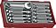 Conjunto de Chaves Combinadas Métricas Teng Tools 10 Peças 10mm - 19mm - TT6010M, Prata - Imagem 1