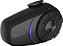 Sistema de Comunicação Bluetooth para Capacete de Motocicleta Sena 10S, Kit Duplo, Preto - Imagem 2