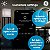 Lâmpadas LED inteligentes GE Cync, branco suave, Bluetooth e Wi-Fi, compatíveis com Alexa e Google Home, estilo Edison ST19 (pacote com 4 unidades) - Imagem 3