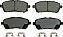 Conjunto de pastilhas de freio dianteiras Wagner QuickStop ZD1454A para Mazda 2 2011 - Imagem 1
