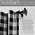 Elrene Home Fashions Farmhouse Living Painel de Cortina xadrez Buffalo (Preto) (52X84) - Imagem 3