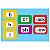 Produções Ashley Die-Cut Magnetic Foam Word Chunking, 100 peças por pacote, 3 Pacotes. - Imagem 2