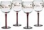 Pfaltzgraff Winterberry Harmony/Paz/Alegria/Felicidade Taças de Vinho (Conjunto de 4) - Imagem 1