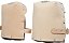 Joelheiras de Couro Resistente CLC Custom Leathercraft 313, Forro Duplo Extra Grosso, Bege. - Imagem 1