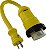 Adaptador de porco para RV Conntek 14422 Padrão Plug com Parafuso para 50 Amp Locking com Anel Roscado - Imagem 1