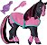 Brinquedo de Banho de Cavalos Breyer Color Changing | Jasmine the Horse | Preto / Rosa com Surpresa Branca | 7 x 7.5 | Brinquedo | Idade 2+ | Modelo #7105 - Imagem 1