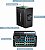 Chave industrial não gerenciada Trendnet de 26 portas resistente com trilho DIN Gigabit, TI-PG262, 16 portas Gigabit PoE +, 8 portas Gigabit RJ-45, 2 portas SFP, IP30, prote - Imagem 3