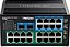 Chave industrial não gerenciada Trendnet de 26 portas resistente com trilho DIN Gigabit, TI-PG262, 16 portas Gigabit PoE +, 8 portas Gigabit RJ-45, 2 portas SFP, IP30, prote - Imagem 5