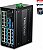 Chave industrial não gerenciada Trendnet de 26 portas resistente com trilho DIN Gigabit, TI-PG262, 16 portas Gigabit PoE +, 8 portas Gigabit RJ-45, 2 portas SFP, IP30, prote - Imagem 4