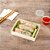 Restaurantware APENAS TAMPAS: Tampa Retangular Curta de 6,5 Polegadas de Taipei, 100 Tampas Plásticas para Recipientes de Madeira Retangulares Curta de 23 oz - Recipientes Vendidos Separadamente, Tamp - Imagem 3