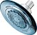 Chuveiro Fixo de Baixo Fluxo Speakman S-4000-E15 Reaction para Decoração Estilosa de Banheiro, 1.5 GPM, Azul Crepúsculo Transparente - Imagem 1