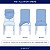 Capas de cadeira para sala de jantar Subrtex, conjunto de 4, capas elásticas para cadeiras, capas antiderrapantes removíveis laváveis para cadeiras de cozinha Parson (azul) - Imagem 5