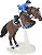 Figura Pintada à Mão de Cavalos, Potros e Pôneis - Cavalo Saltando com Menina Montando - Colecionável - para Crianças - Adequado para Meninos e Meninas - a partir de 3 anos - Imagem 1