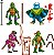 Brinquedos Playmates Tartarugas Ninja Adolescentes: Coleção Clássica de Heróis da Aventura Série 2 Exclusivo da Amazon - Imagem 2